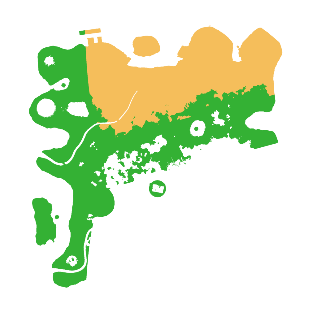 Biome Rust Map: Procedural Map, Size: 3000, Seed: 59371