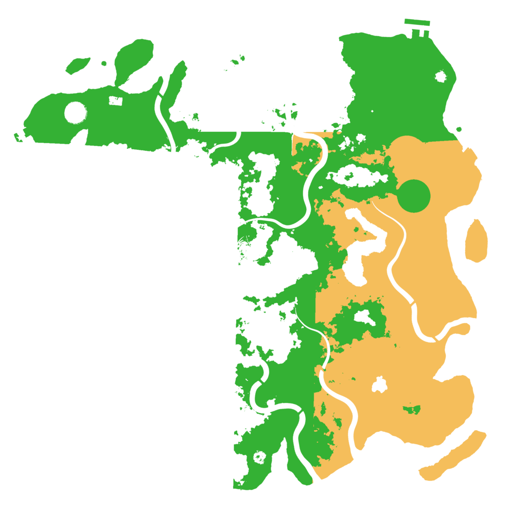 Biome Rust Map: Procedural Map, Size: 4200, Seed: 444157058