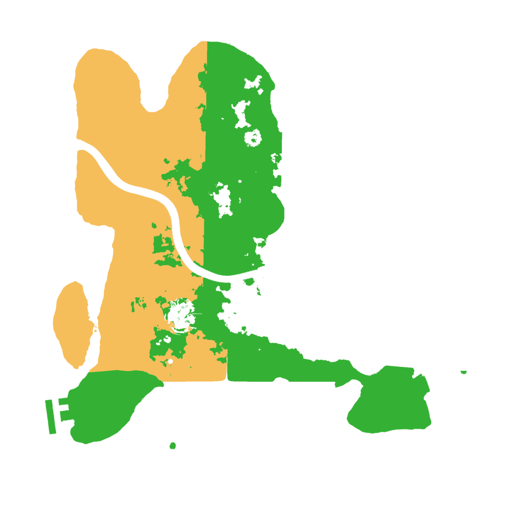 Biome Rust Map: Procedural Map, Size: 3000, Seed: 6357