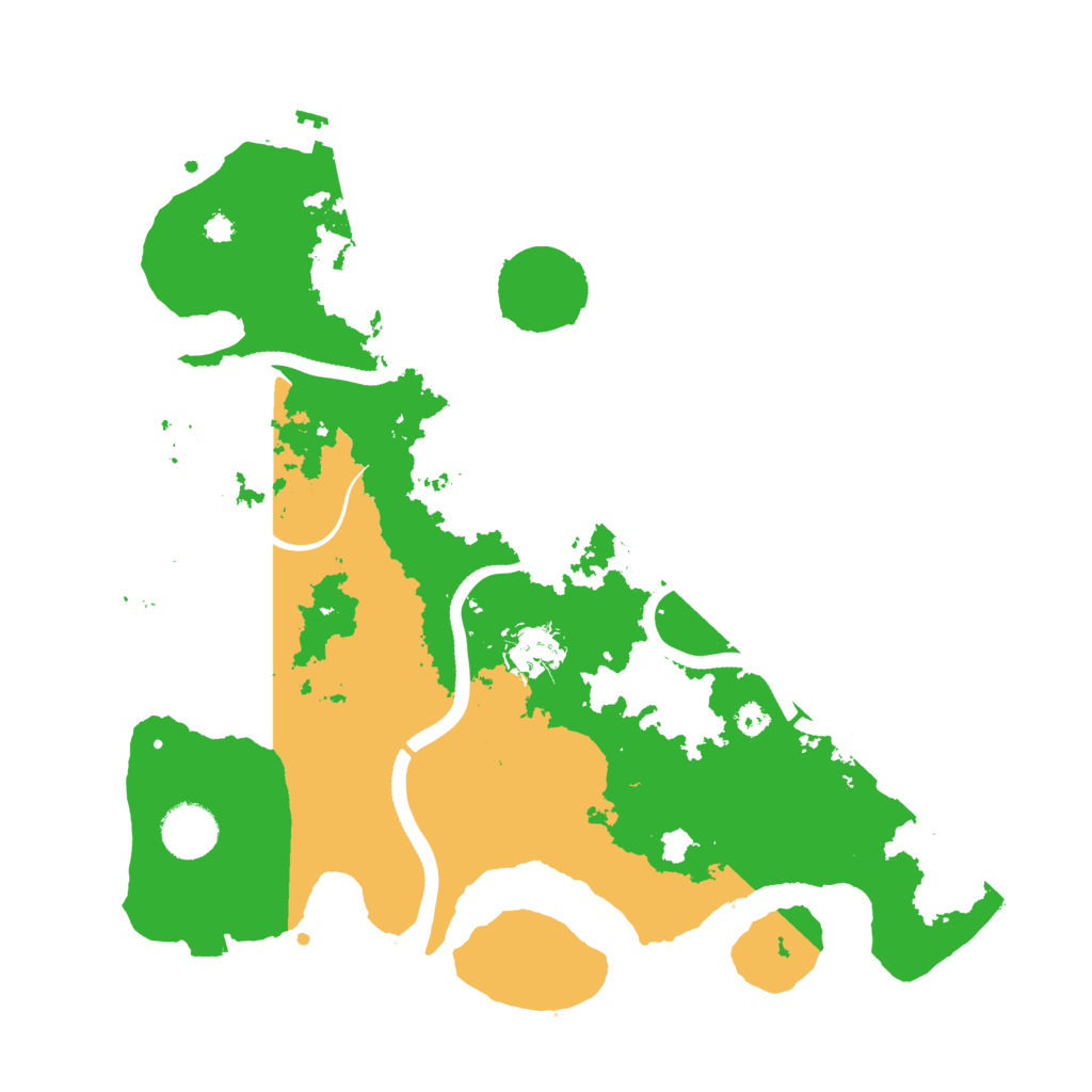 Biome Rust Map: Procedural Map, Size: 3450, Seed: 42407571