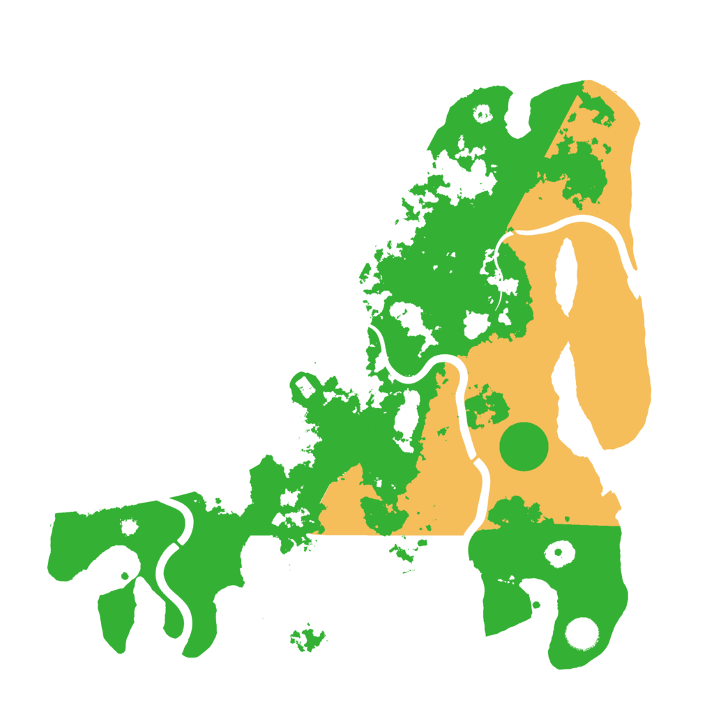 Biome Rust Map: Procedural Map, Size: 3850, Seed: 55492984