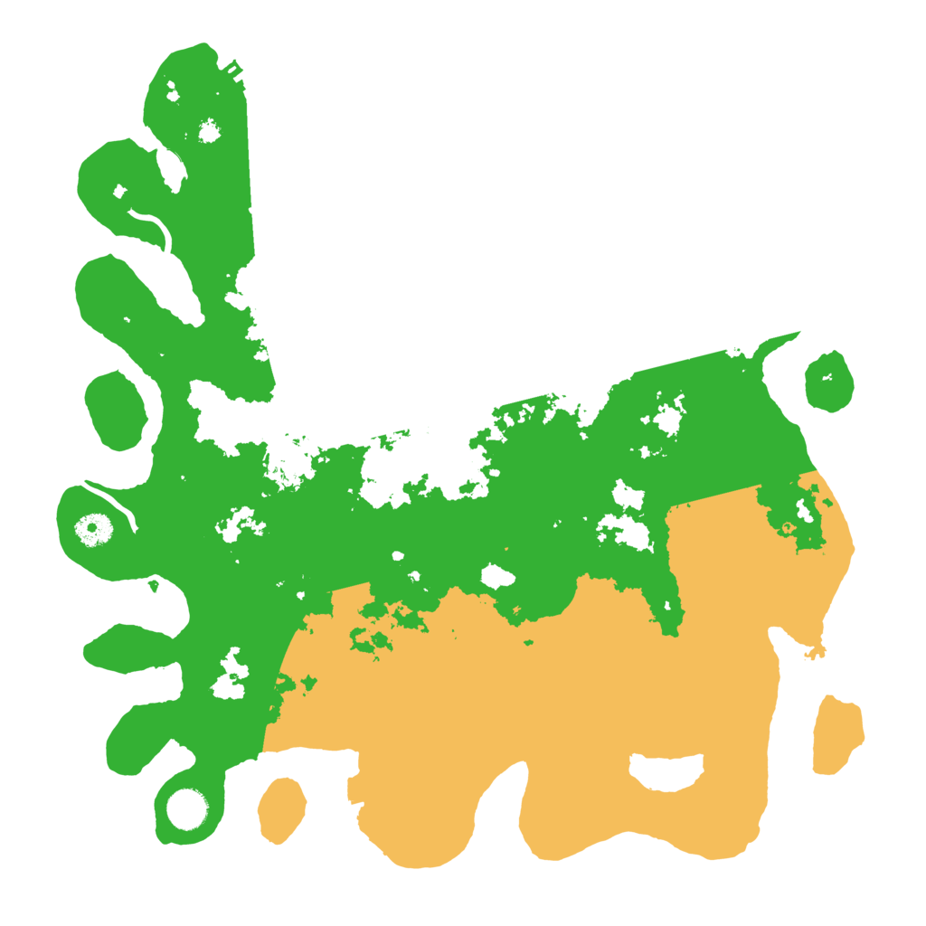 Biome Rust Map: Procedural Map, Size: 4000, Seed: 65428