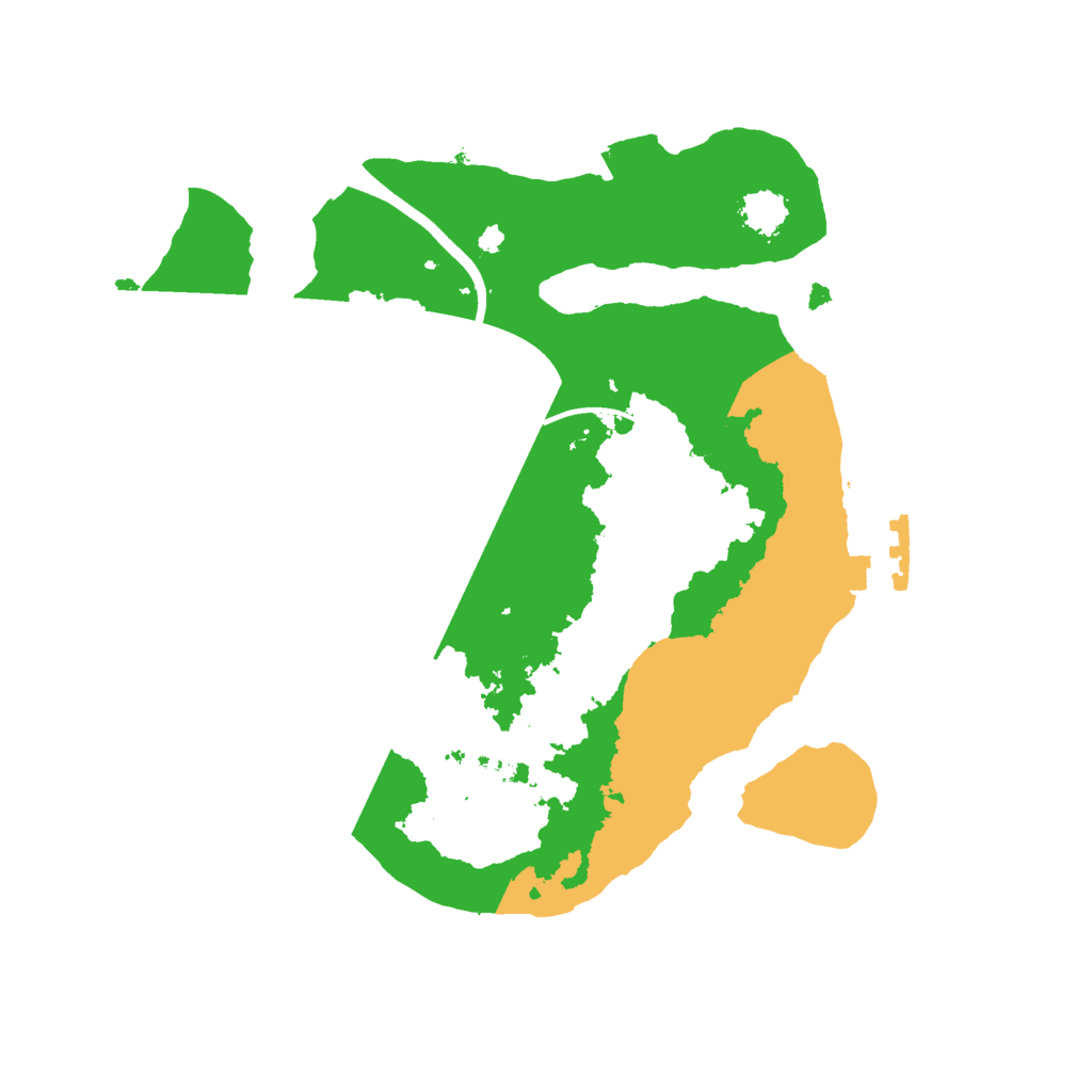 Biome Rust Map: Procedural Map, Size: 2200, Seed: 123909123