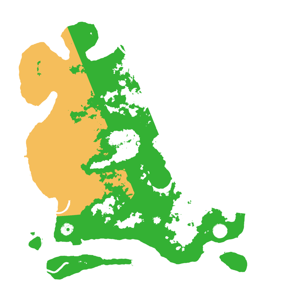 Biome Rust Map: Procedural Map, Size: 3650, Seed: 76736250