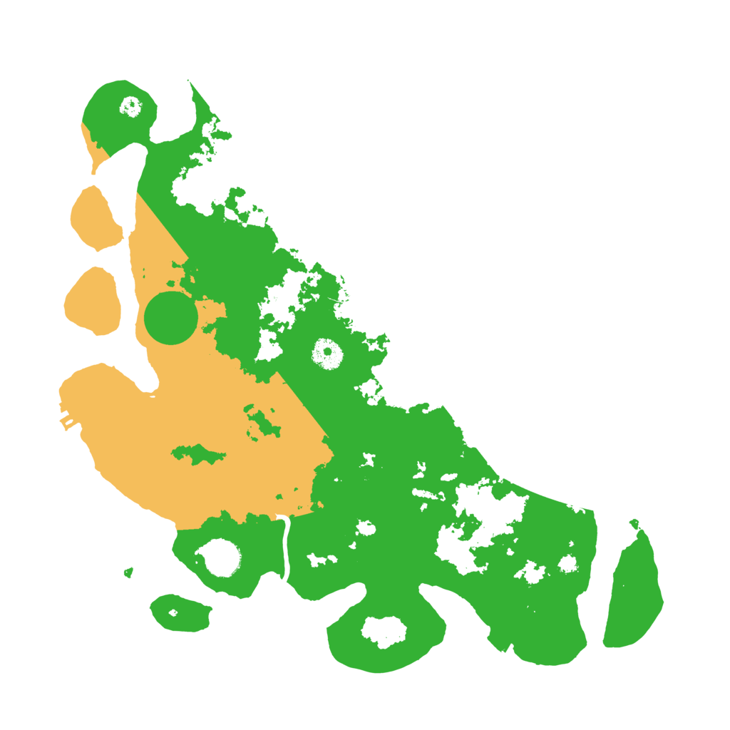 Biome Rust Map: Procedural Map, Size: 3600, Seed: 53423408
