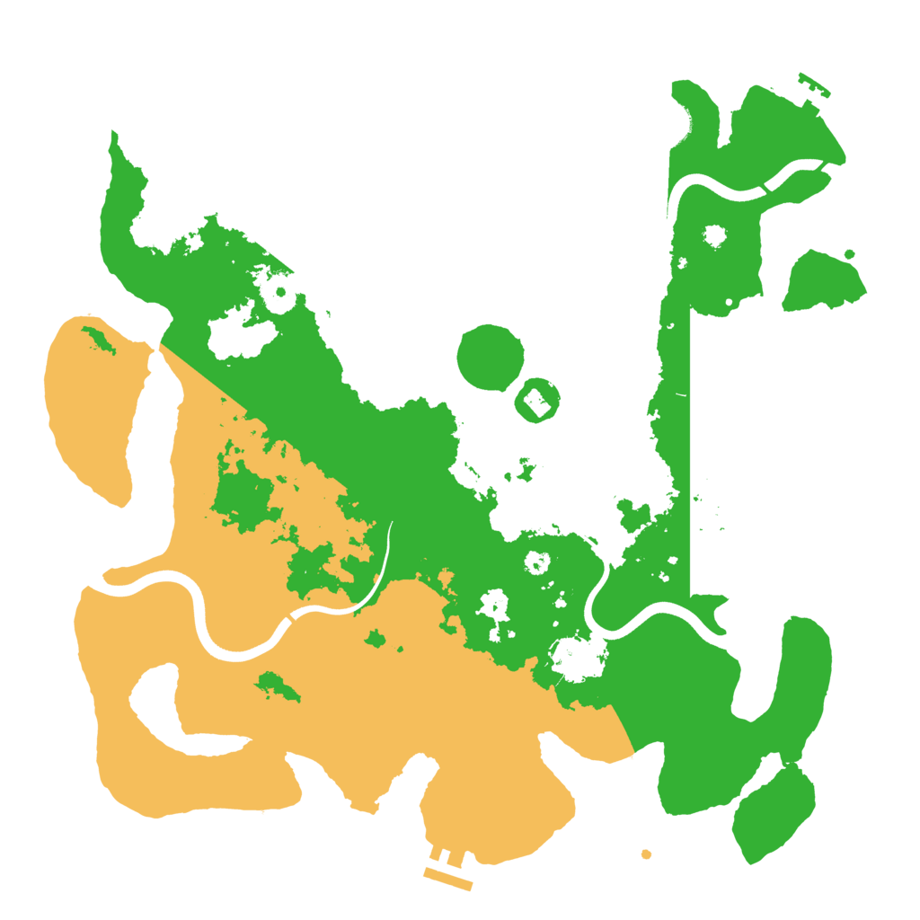 Biome Rust Map: Procedural Map, Size: 3750, Seed: 7227421