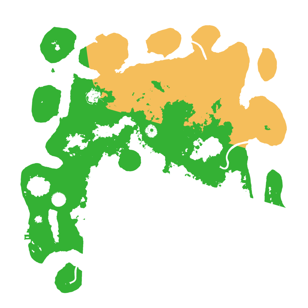 Biome Rust Map: Procedural Map, Size: 3800, Seed: 97661256