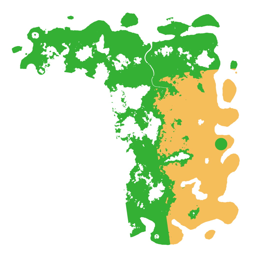 Biome Rust Map: Procedural Map, Size: 5500, Seed: 1095566553