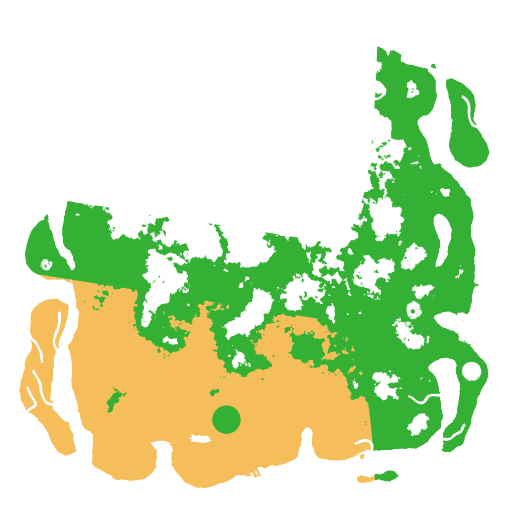 Biome Rust Map: Procedural Map, Size: 4800, Seed: 1264642834