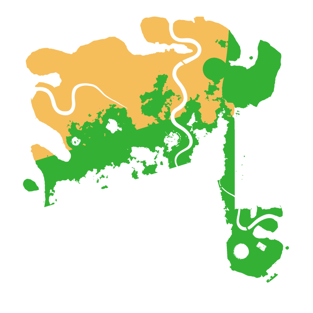 Biome Rust Map: Procedural Map, Size: 3650, Seed: 24247435