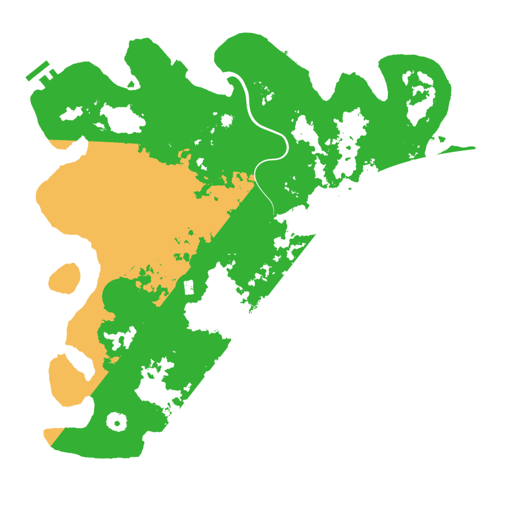 Biome Rust Map: Procedural Map, Size: 3900, Seed: 58077389