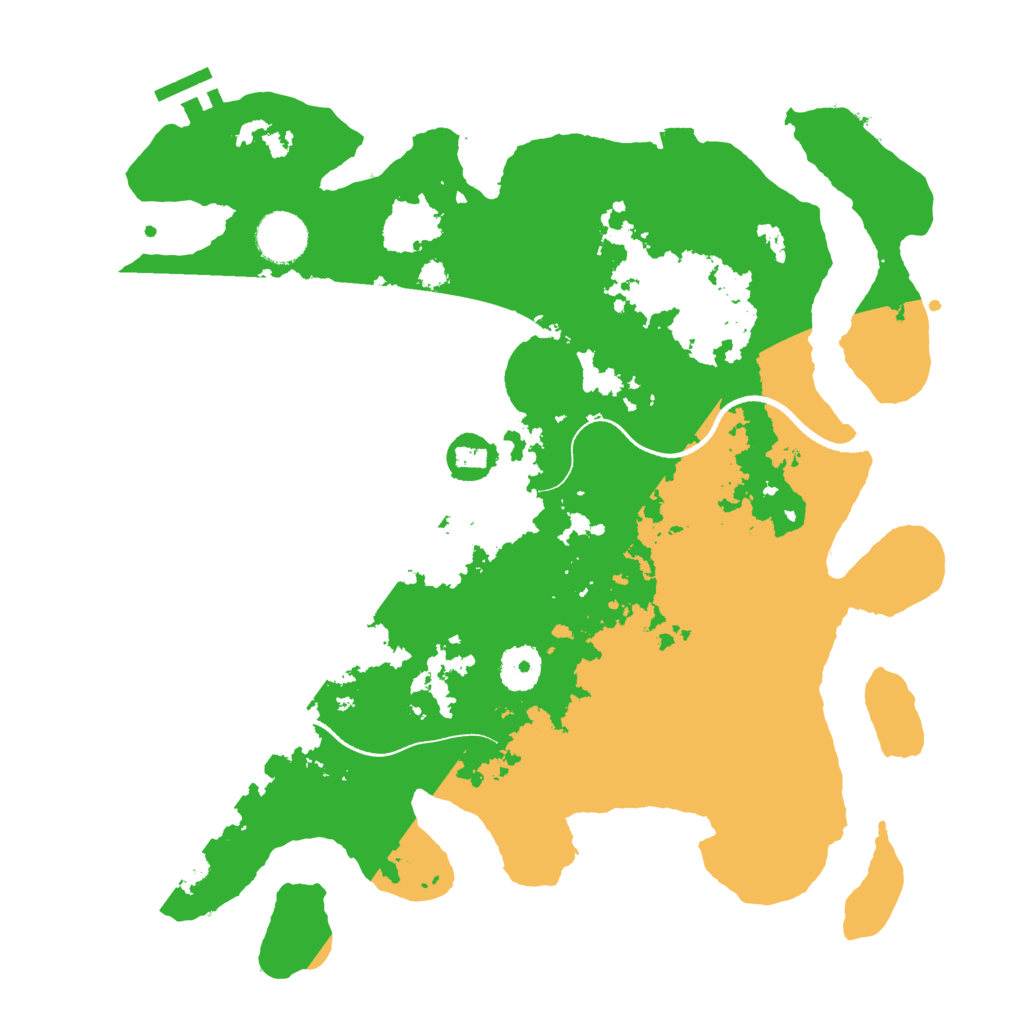 Biome Rust Map: Procedural Map, Size: 3500, Seed: 679849147