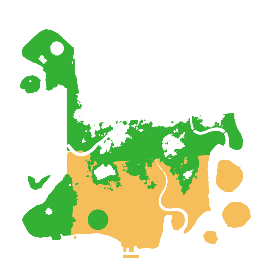 Biome Rust Map: Procedural Map, Size: 3450, Seed: 82308533