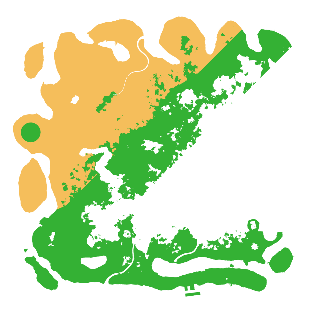 Biome Rust Map: Procedural Map, Size: 4250, Seed: 74372035
