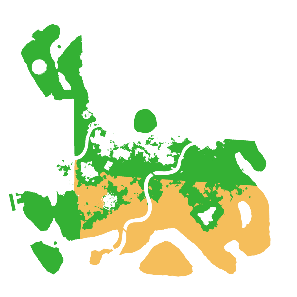 Biome Rust Map: Procedural Map, Size: 3500, Seed: 99838