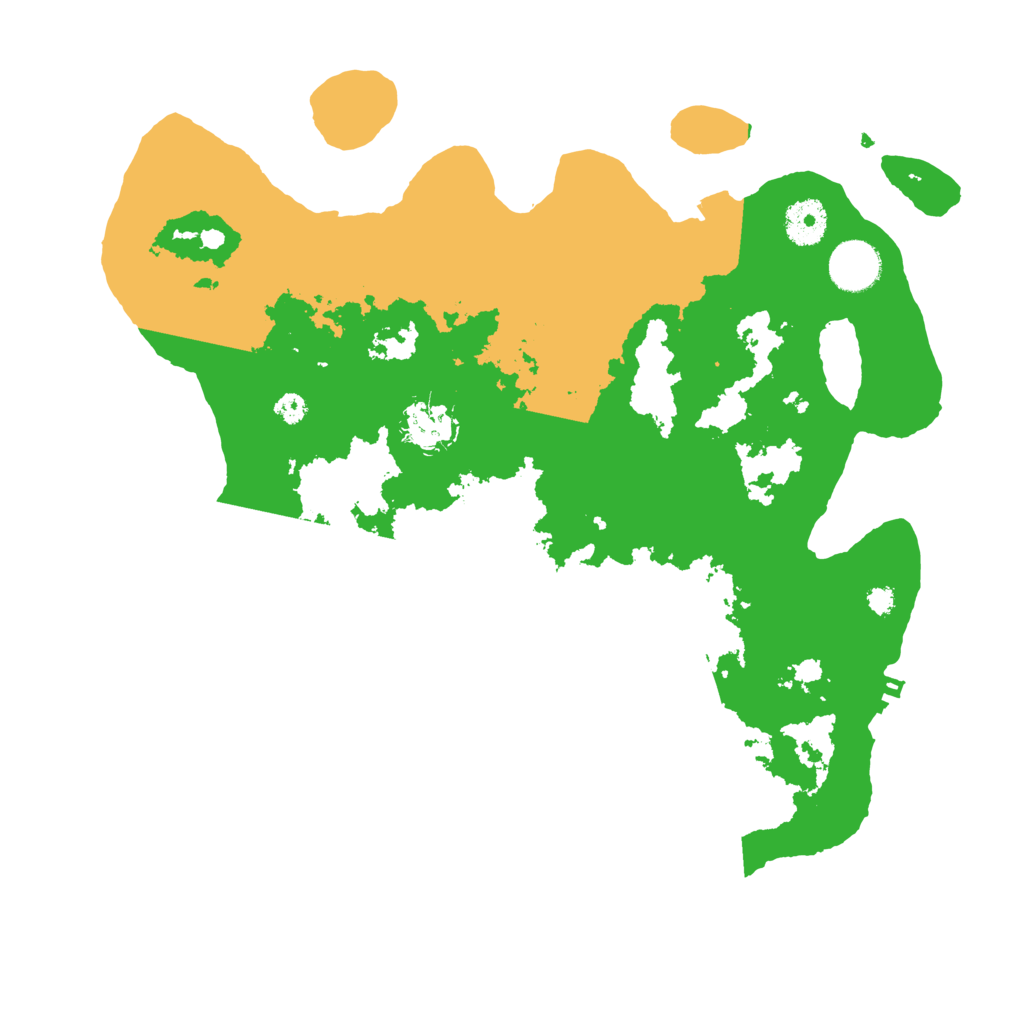 Biome Rust Map: Procedural Map, Size: 3500, Seed: 1029427526