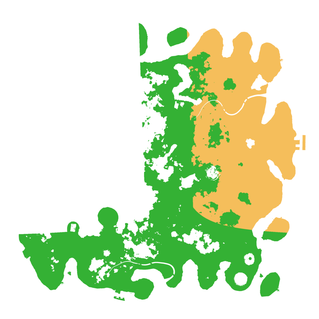 Biome Rust Map: Procedural Map, Size: 4300, Seed: 4120011