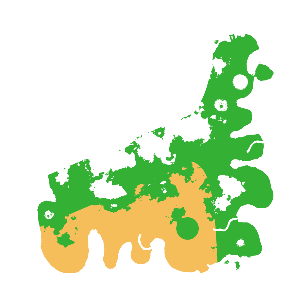 Biome Rust Map: Procedural Map, Size: 3500, Seed: 98098130