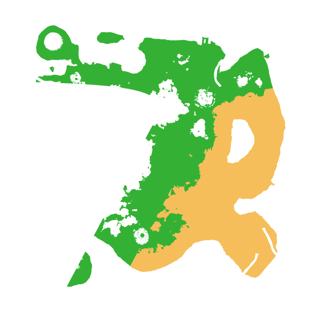 Biome Rust Map: Procedural Map, Size: 3000, Seed: 2039293789