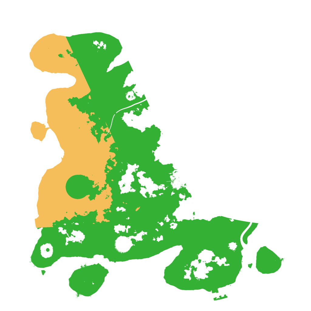 Biome Rust Map: Procedural Map, Size: 3400, Seed: 78934496