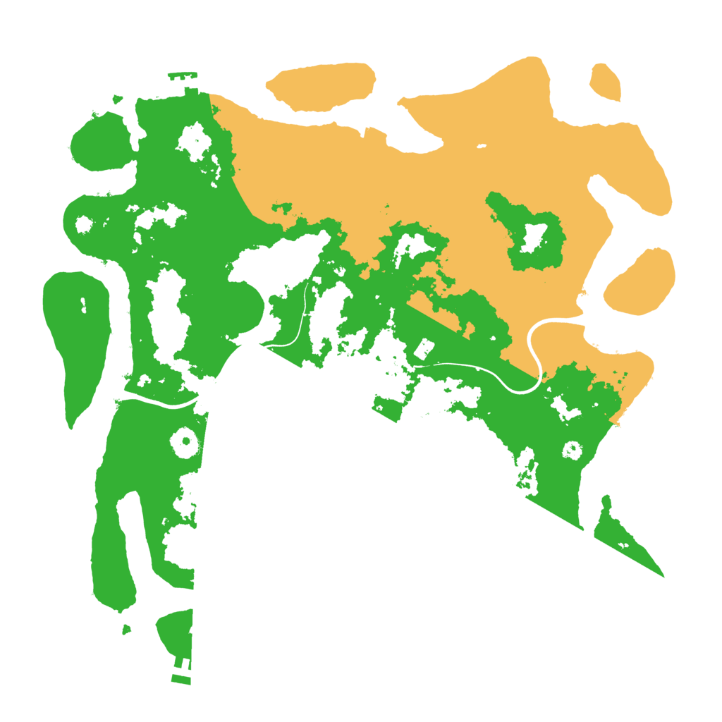 Biome Rust Map: Procedural Map, Size: 3750, Seed: 645886329