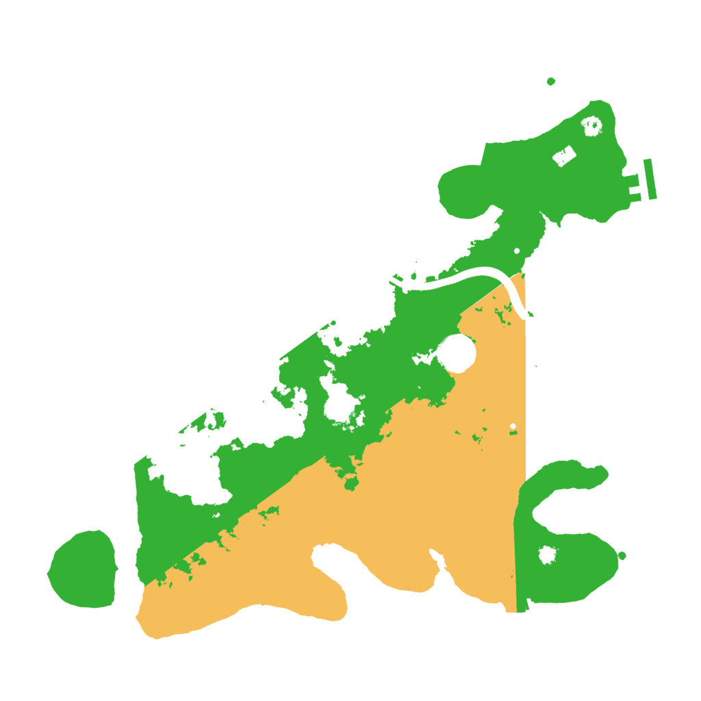 Biome Rust Map: Procedural Map, Size: 3500, Seed: 927314697