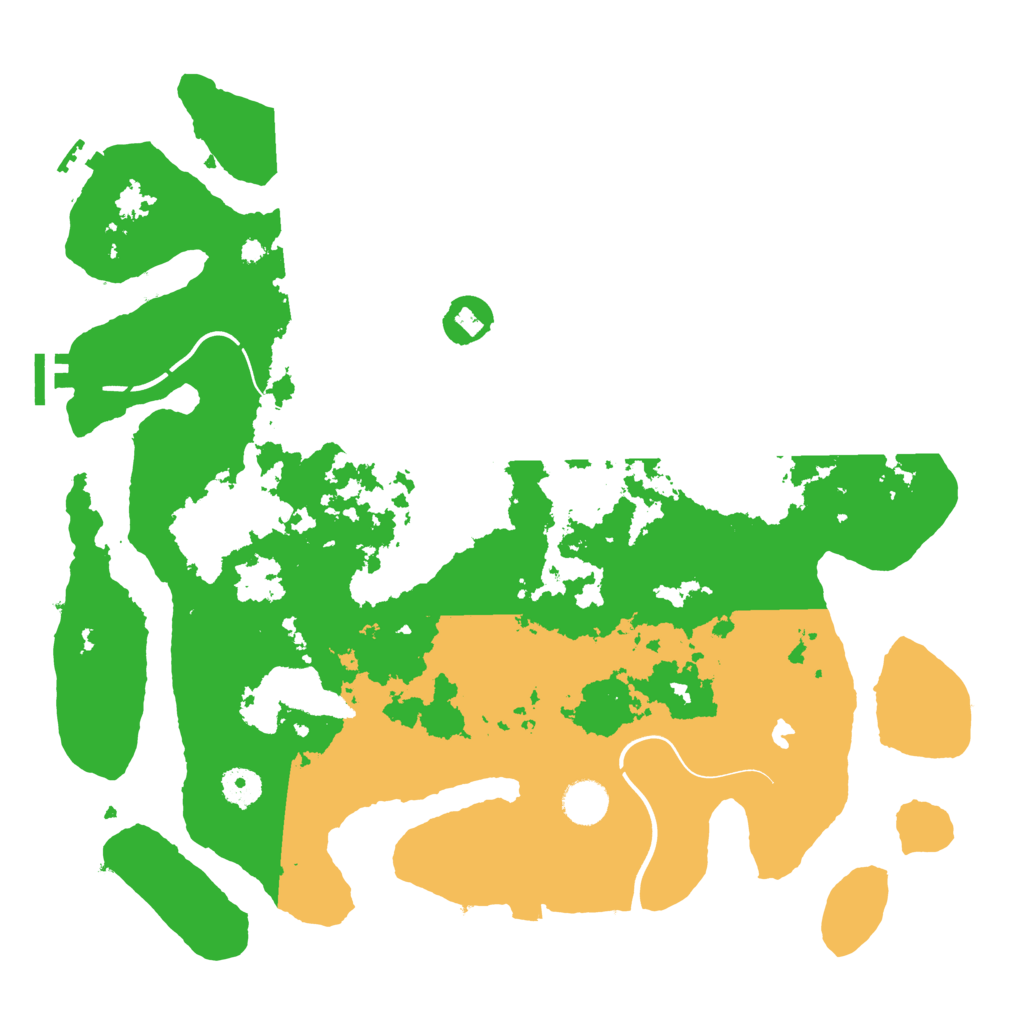 Biome Rust Map: Procedural Map, Size: 4000, Seed: 1111301270