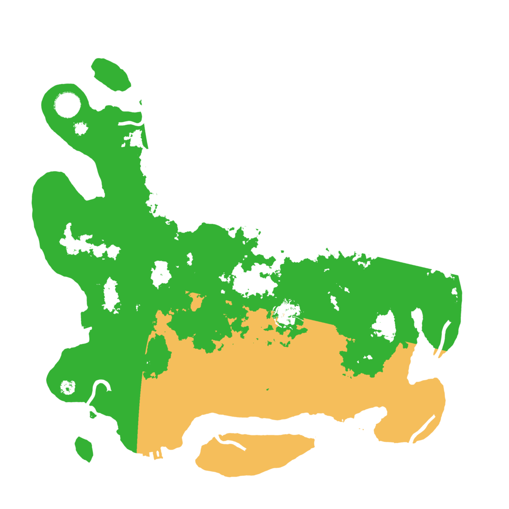 Biome Rust Map: Procedural Map, Size: 3500, Seed: 1312501081