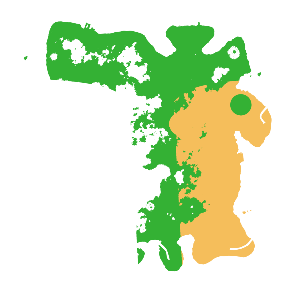 Biome Rust Map: Procedural Map, Size: 3650, Seed: 77889476