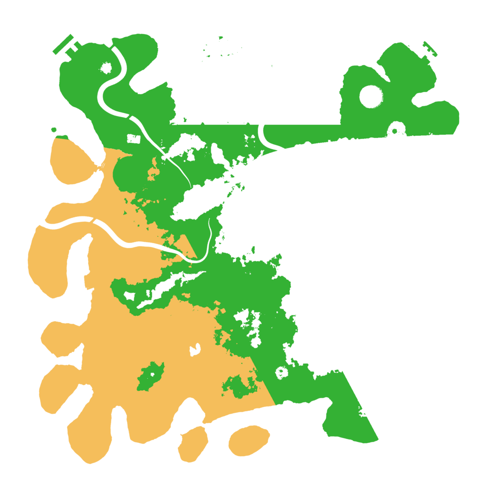 Biome Rust Map: Procedural Map, Size: 4000, Seed: 3709425