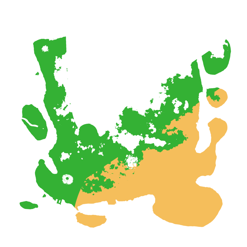 Biome Rust Map: Procedural Map, Size: 3500, Seed: 61852887