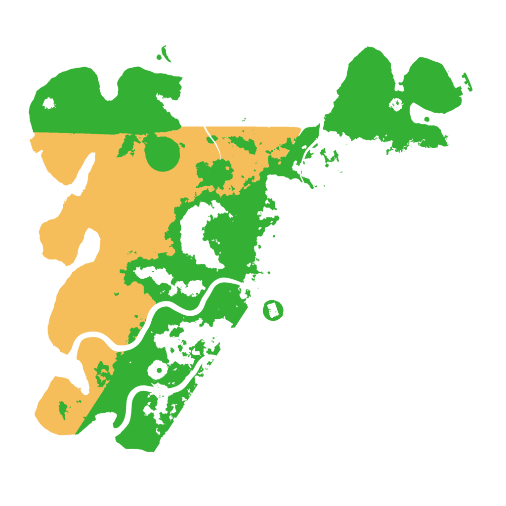 Biome Rust Map: Procedural Map, Size: 3950, Seed: 53542487