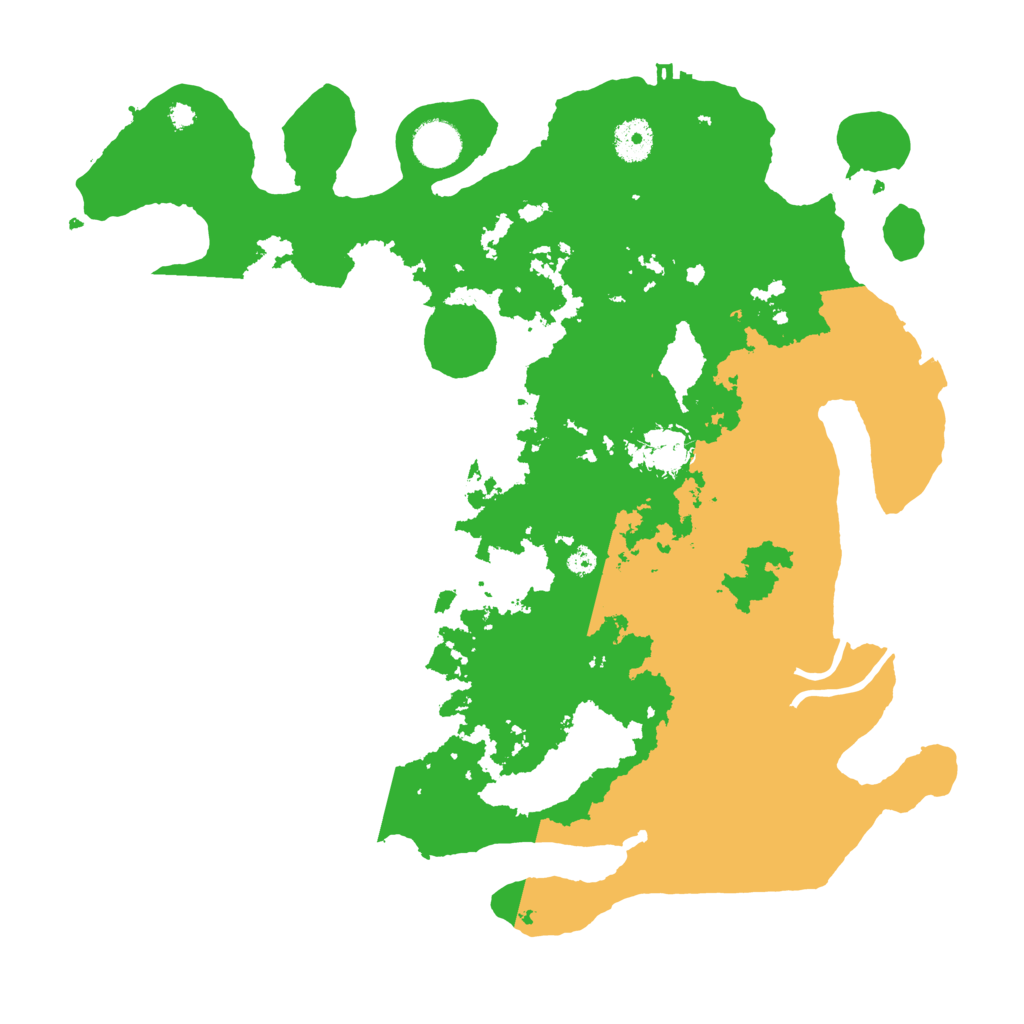Biome Rust Map: Procedural Map, Size: 3750, Seed: 40194559
