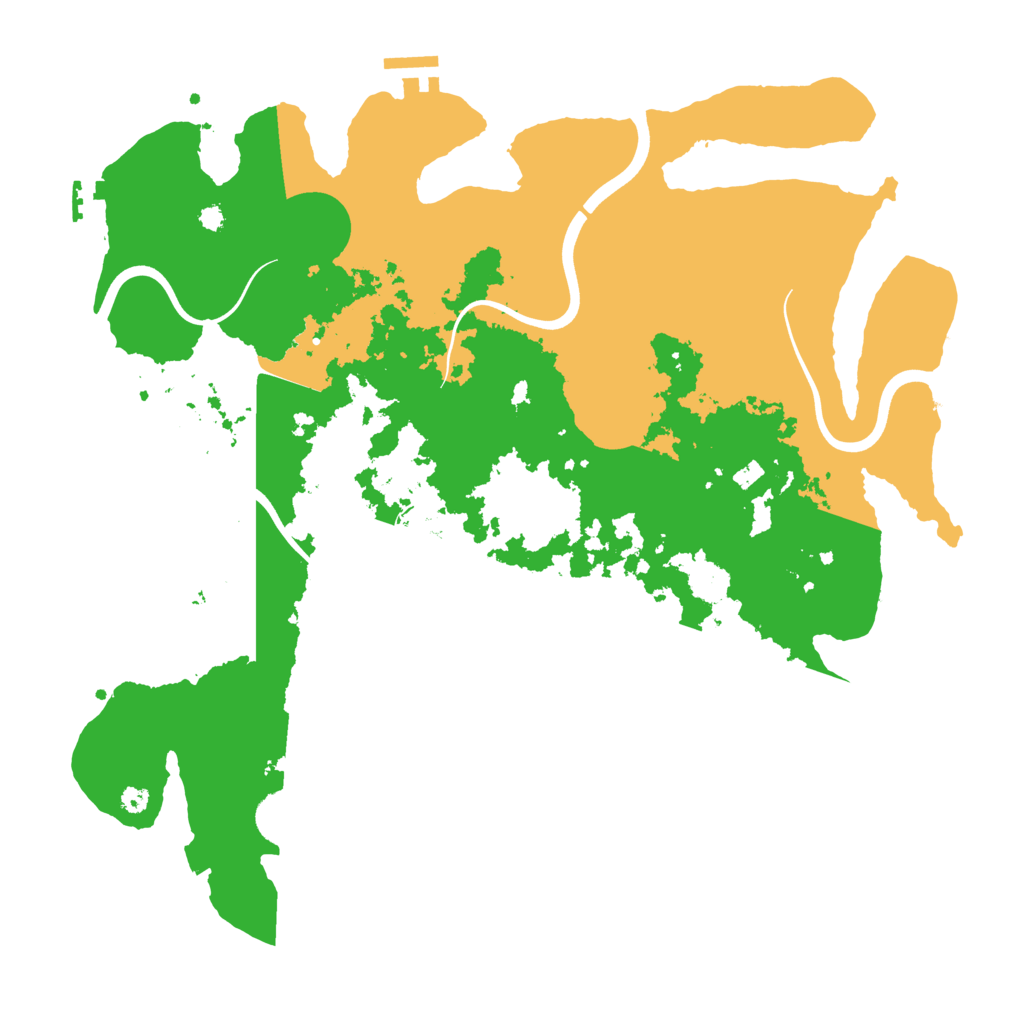 Biome Rust Map: Procedural Map, Size: 3800, Seed: 80060483