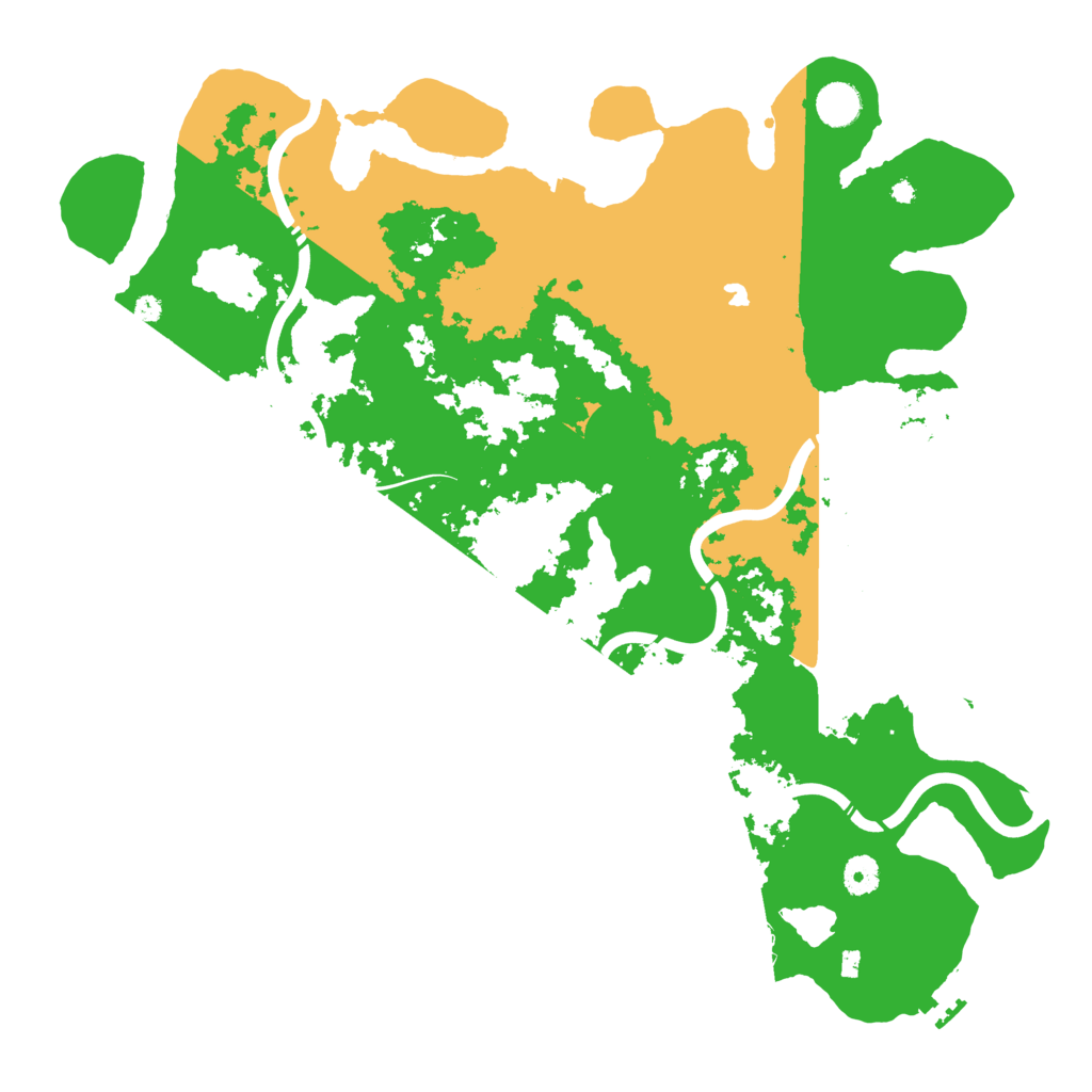 Biome Rust Map: Procedural Map, Size: 4300, Seed: 66669861