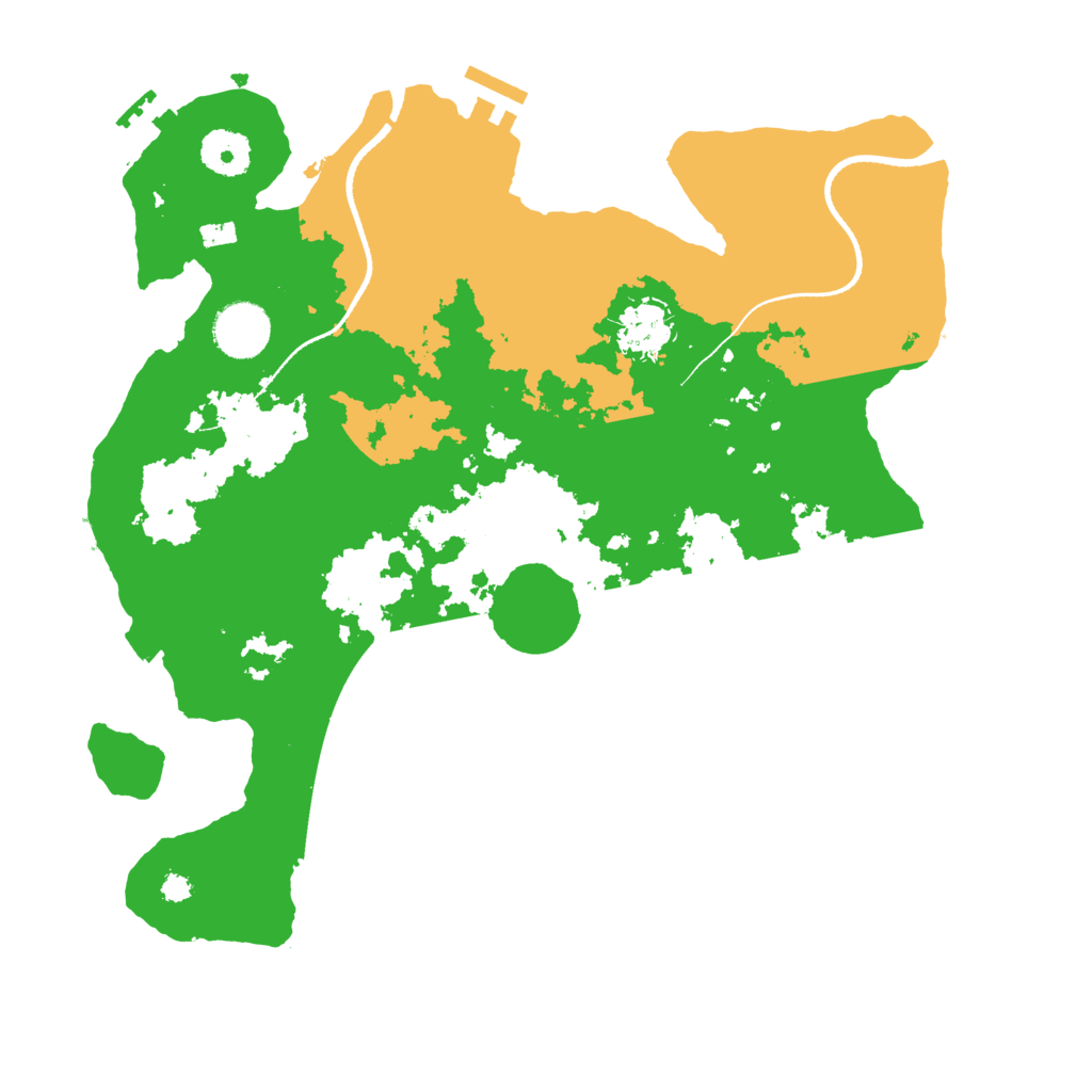 Biome Rust Map: Procedural Map, Size: 3400, Seed: 48447419