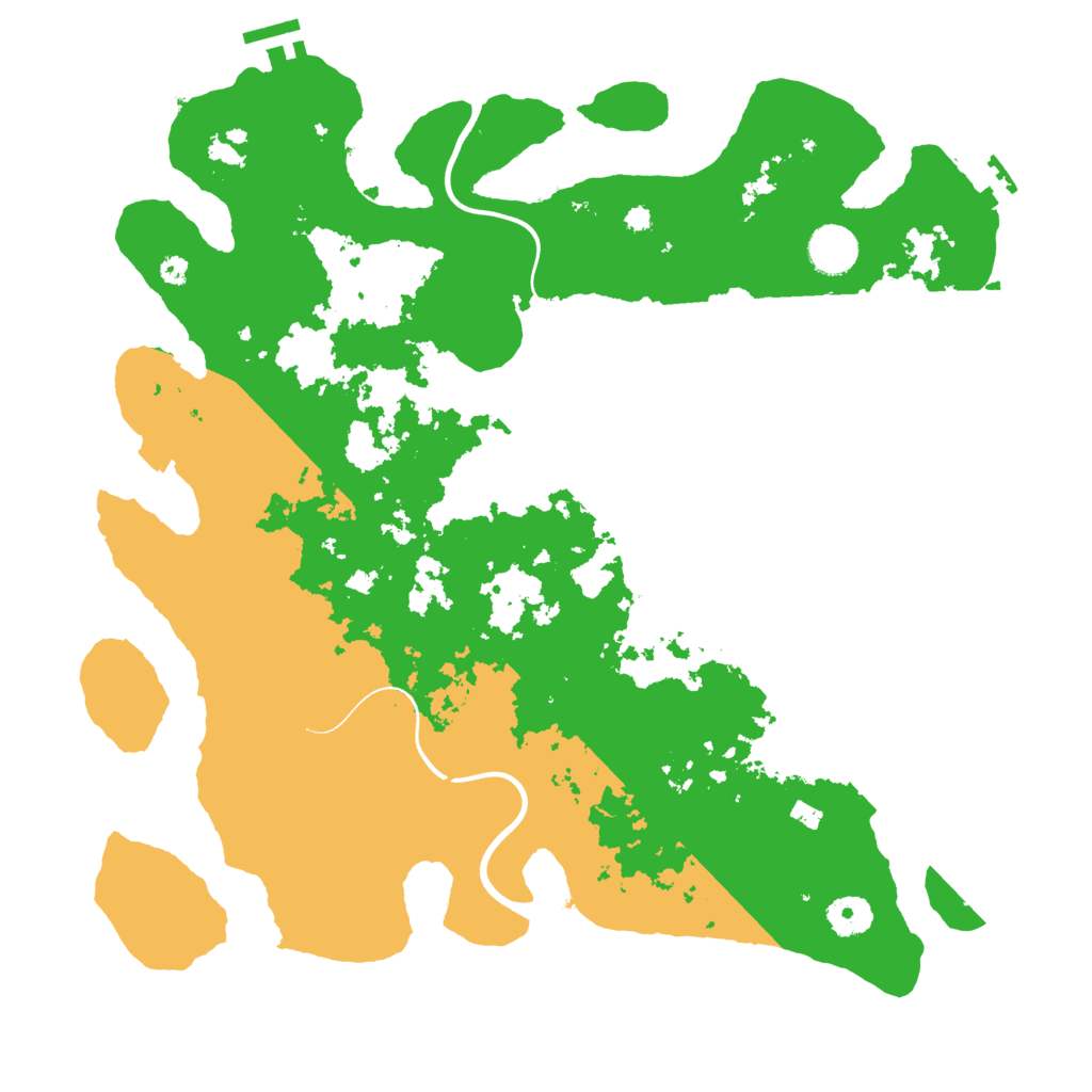 Biome Rust Map: Procedural Map, Size: 3850, Seed: 62386151