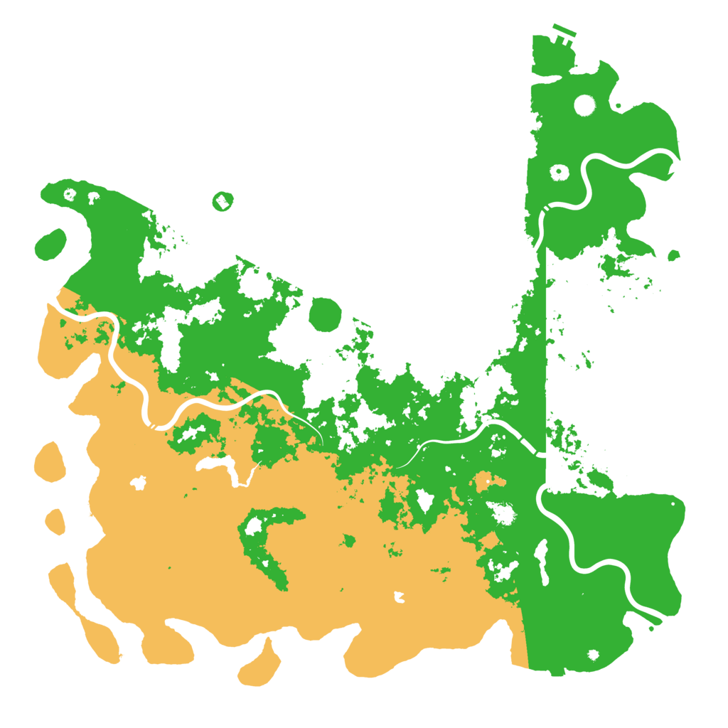 Biome Rust Map: Procedural Map, Size: 6000, Seed: 177013