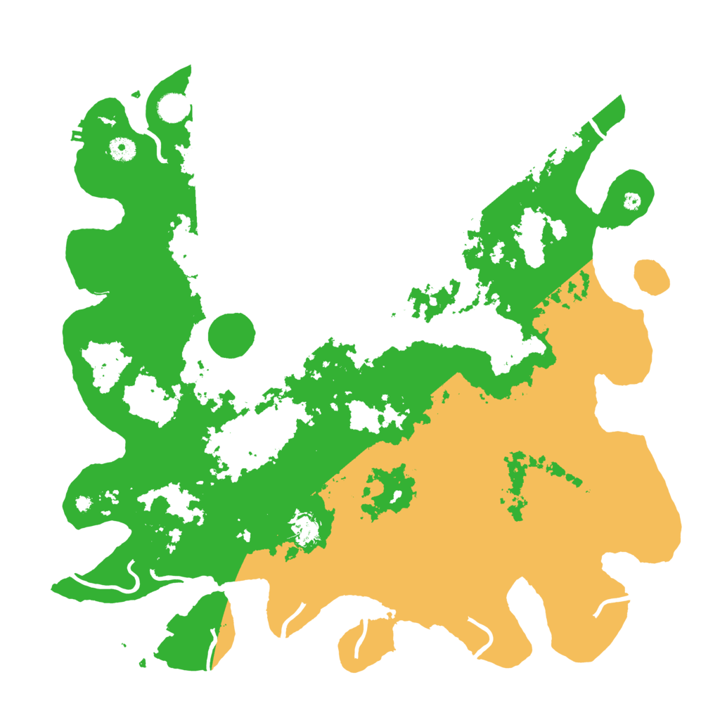 Biome Rust Map: Procedural Map, Size: 4250, Seed: 58529611