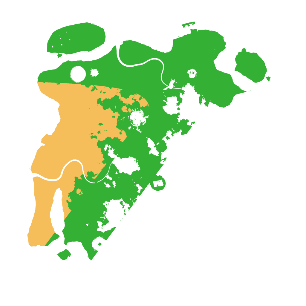 Biome Rust Map: Procedural Map, Size: 3450, Seed: 85464561