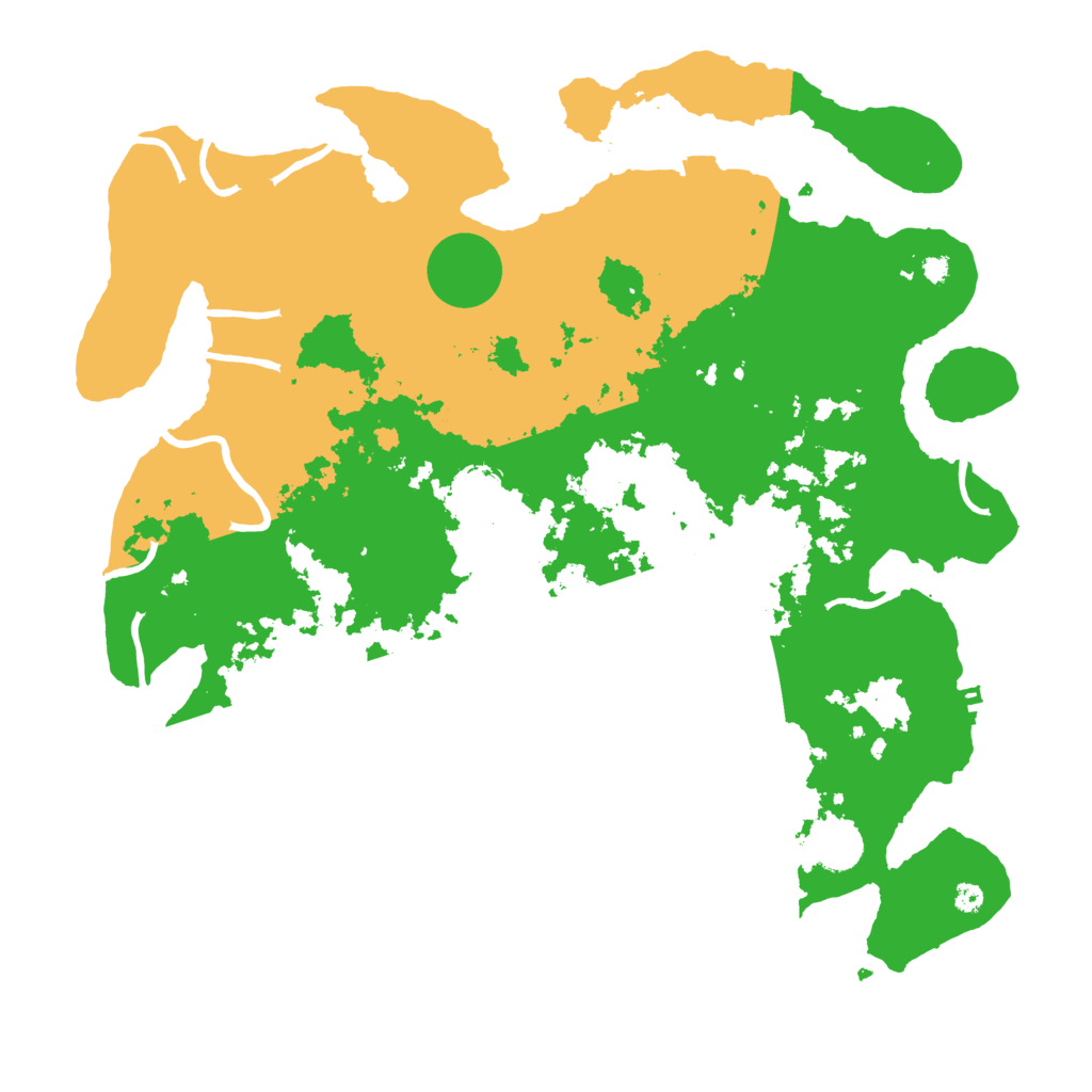 Biome Rust Map: Procedural Map, Size: 3850, Seed: 33890753