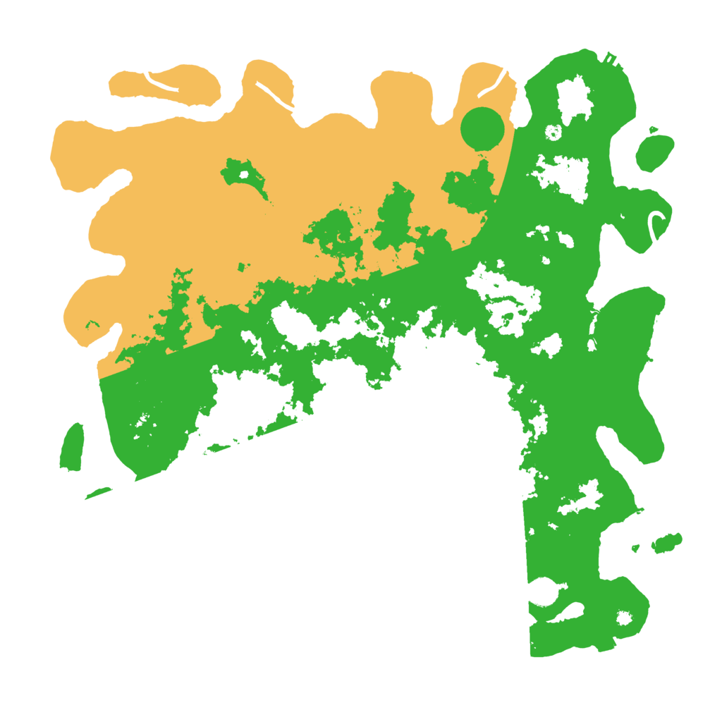 Biome Rust Map: Procedural Map, Size: 4400, Seed: 37936411