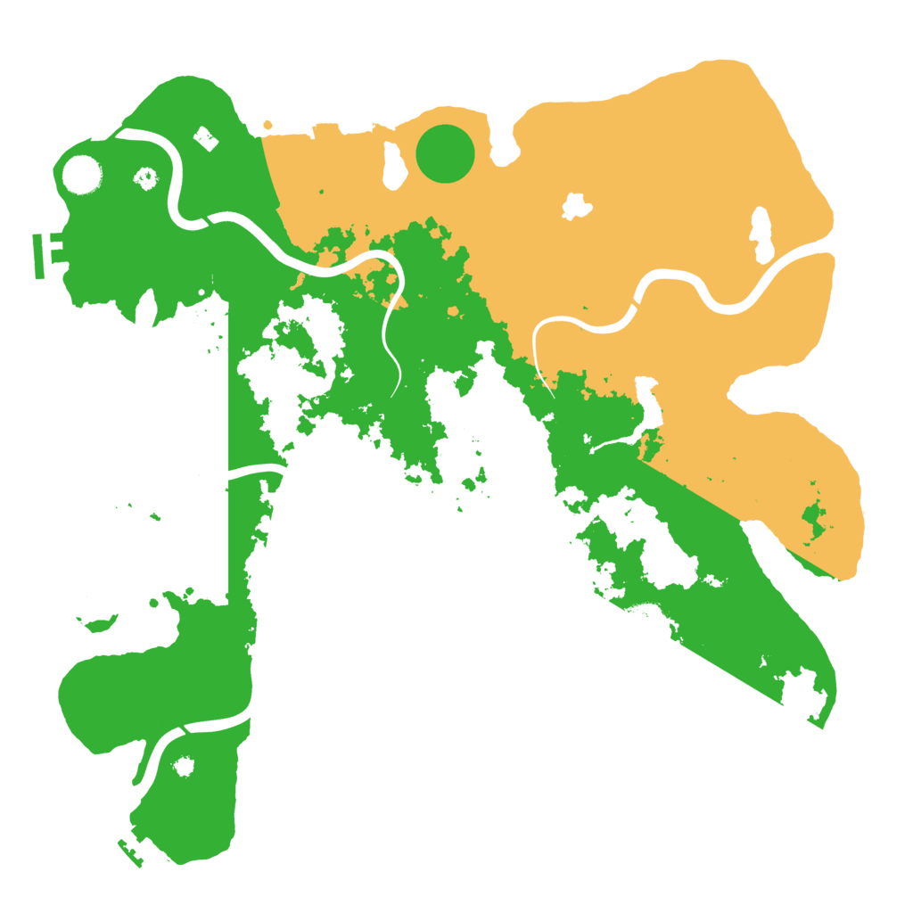 Biome Rust Map: Procedural Map, Size: 4100, Seed: 98607410