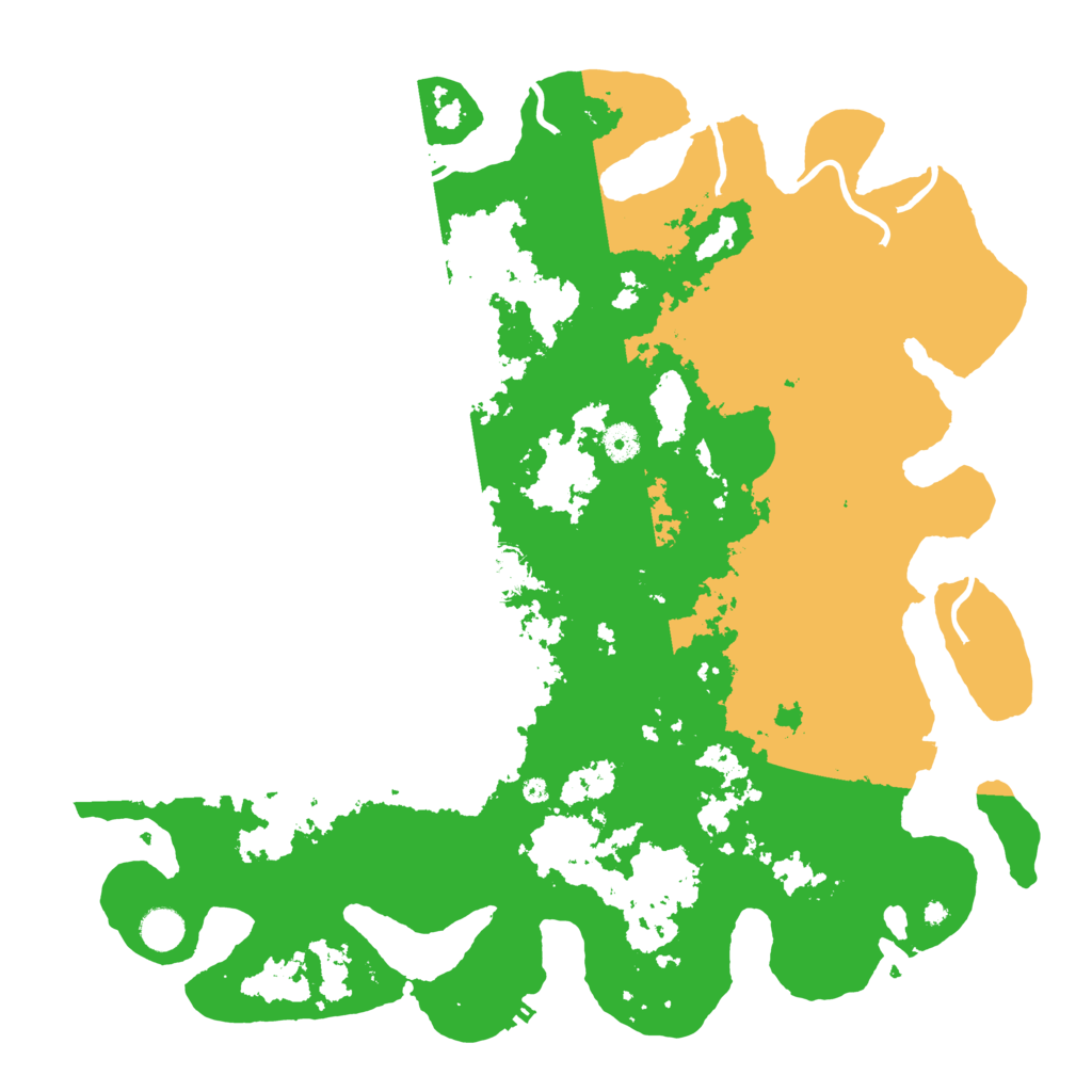 Biome Rust Map: Procedural Map, Size: 4400, Seed: 46593780