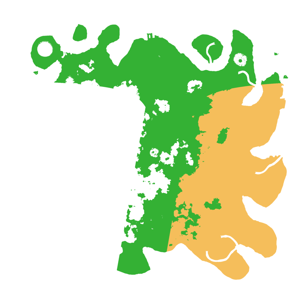 Biome Rust Map: Procedural Map, Size: 3550, Seed: 96540119