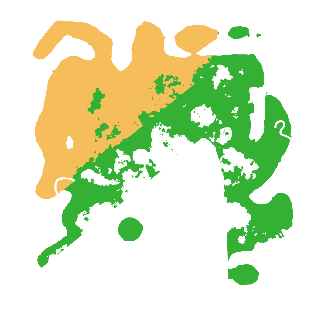 Biome Rust Map: Procedural Map, Size: 3500, Seed: 4526985