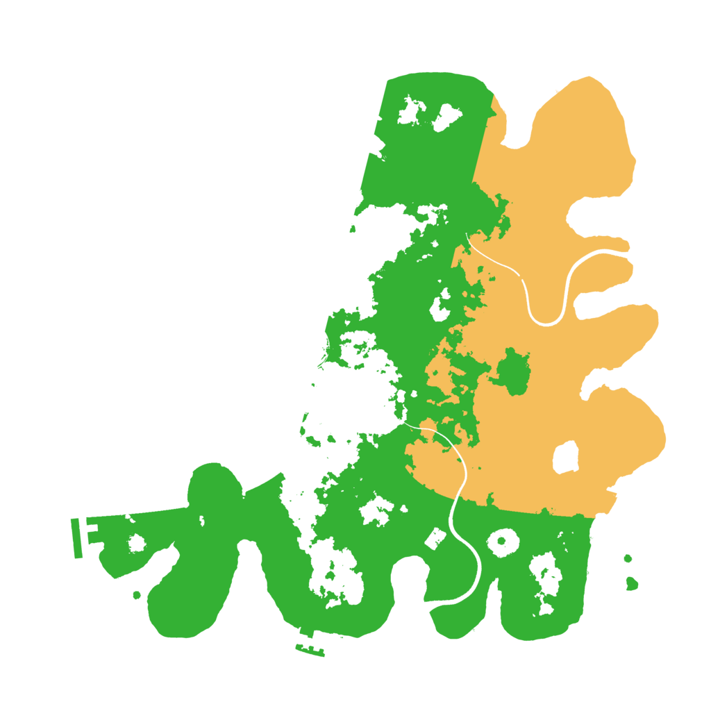 Biome Rust Map: Procedural Map, Size: 3600, Seed: 71421794