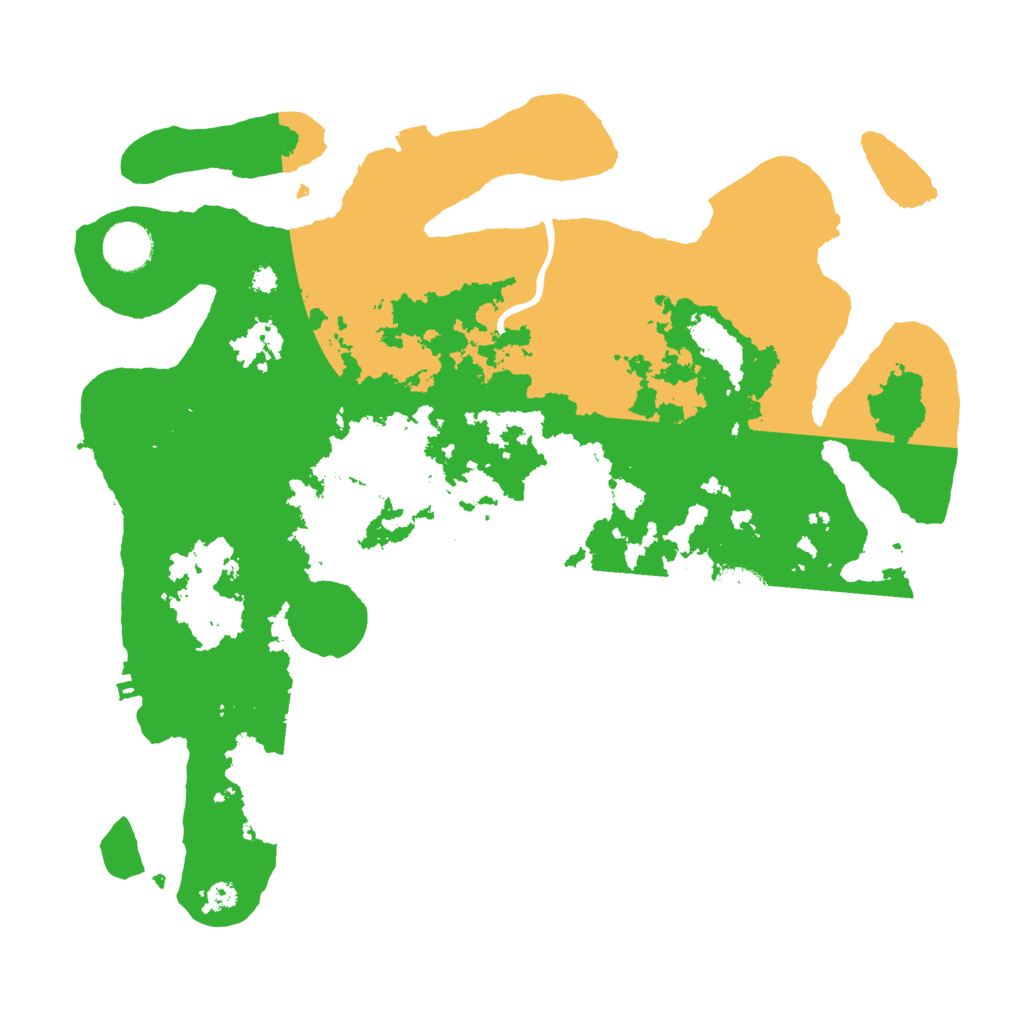 Biome Rust Map: Procedural Map, Size: 3650, Seed: 41332512