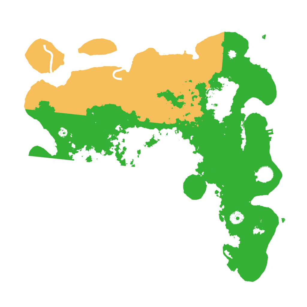 Biome Rust Map: Procedural Map, Size: 3500, Seed: 1711713220