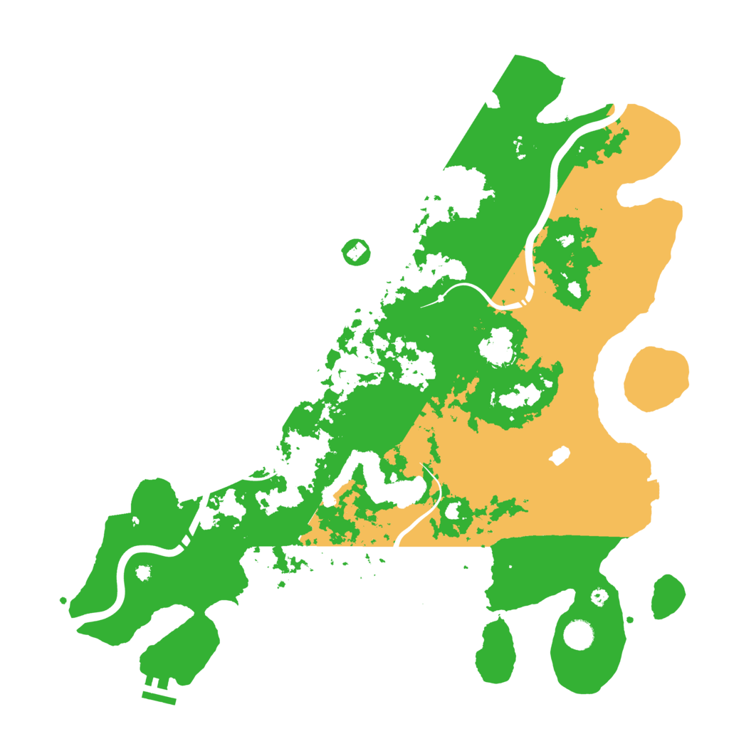Biome Rust Map: Procedural Map, Size: 4300, Seed: 14206404
